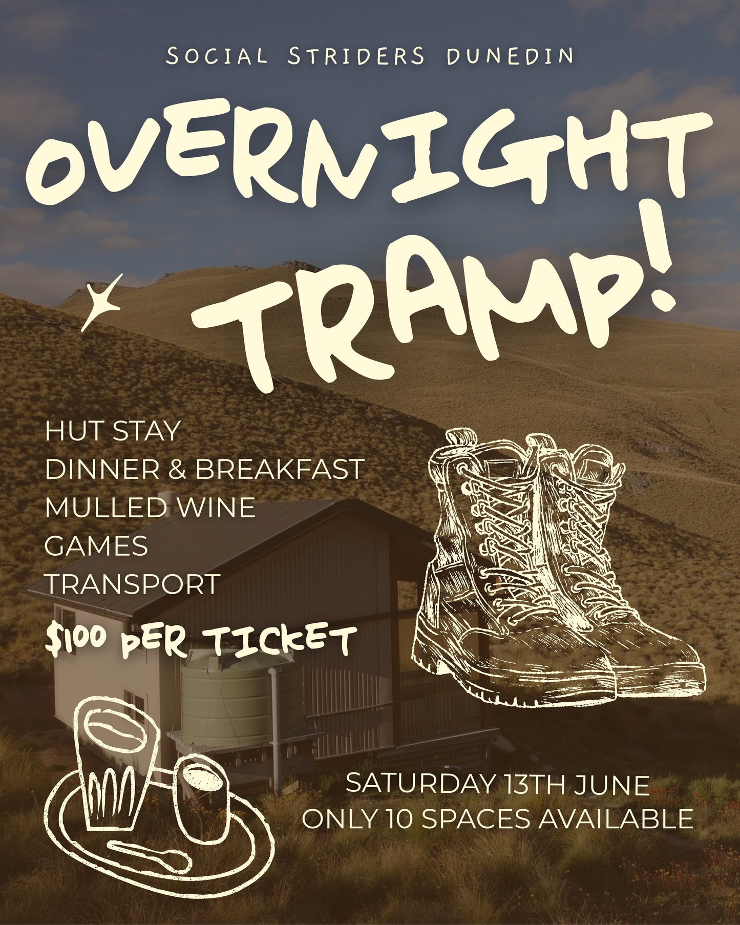 Overnight Tramp - DUNEDIN
